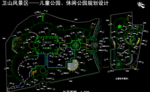 公园广场 公园总平面图