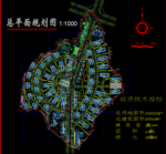 公园广场 重庆某开发区总平面