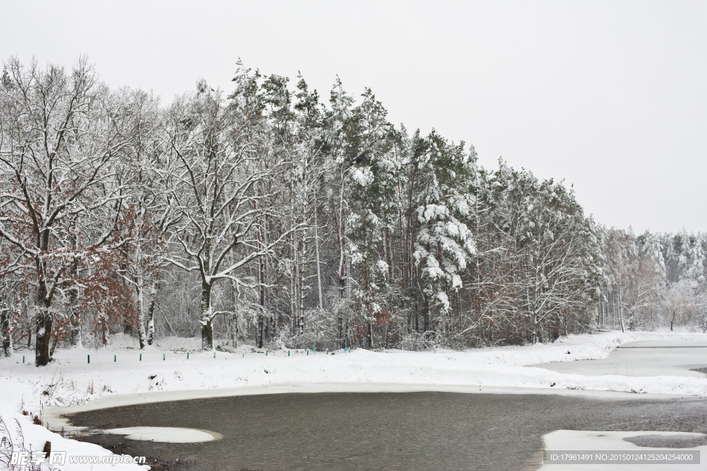 奥林匹克公园雪景