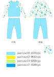 儿童服饰卡通印花内衣源文件