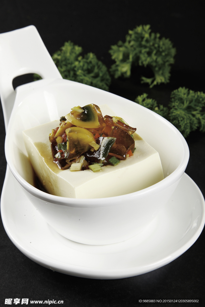 皮蛋嫩豆腐
