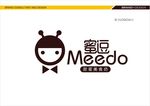 蜜逗酷饮美食站logo 奶茶甜