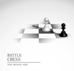 黑白国际象棋背景矢量素材