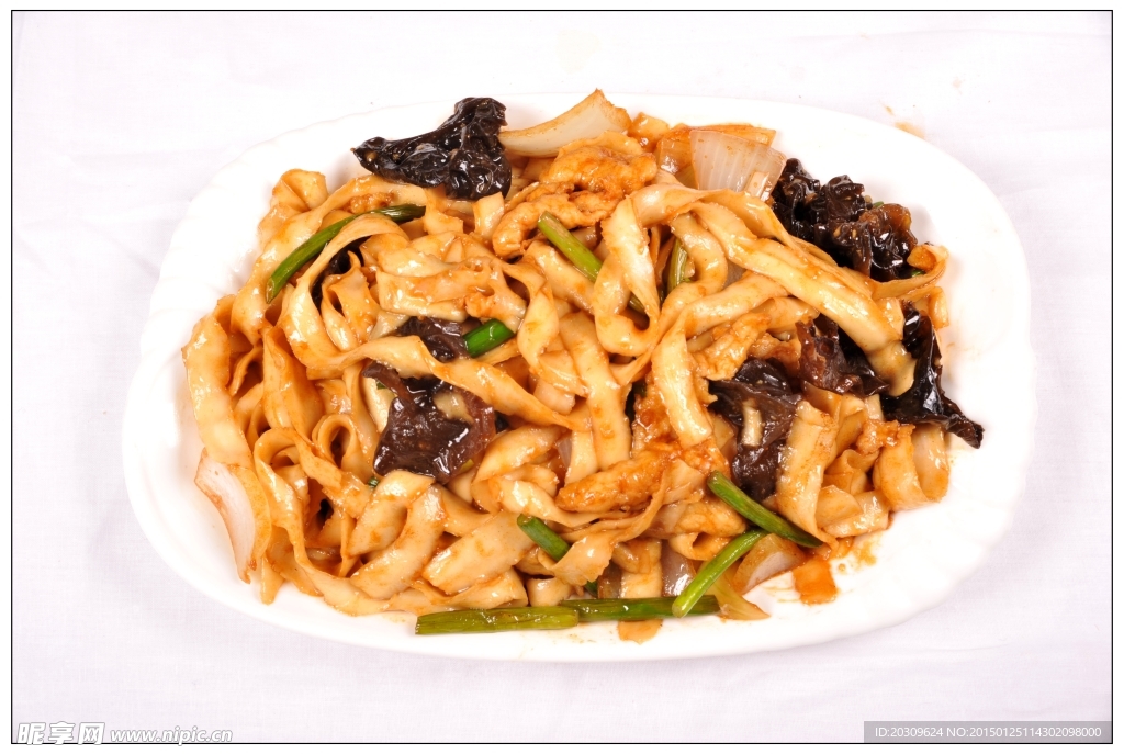 过油肉炒面