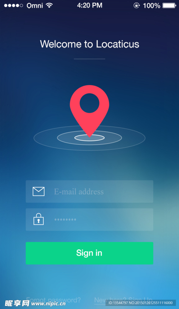 app登陆界面