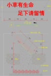 公园景观 地面式标志牌大样图