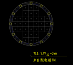 公园景观 旱喷照明大样图
