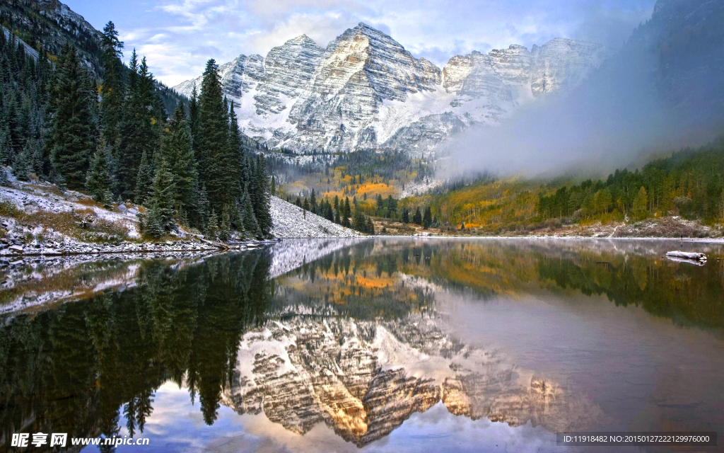 雪山高原风景