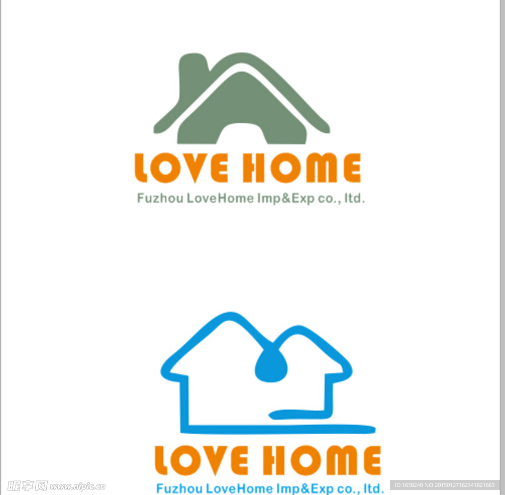 LOVE HOME标志LOGO
