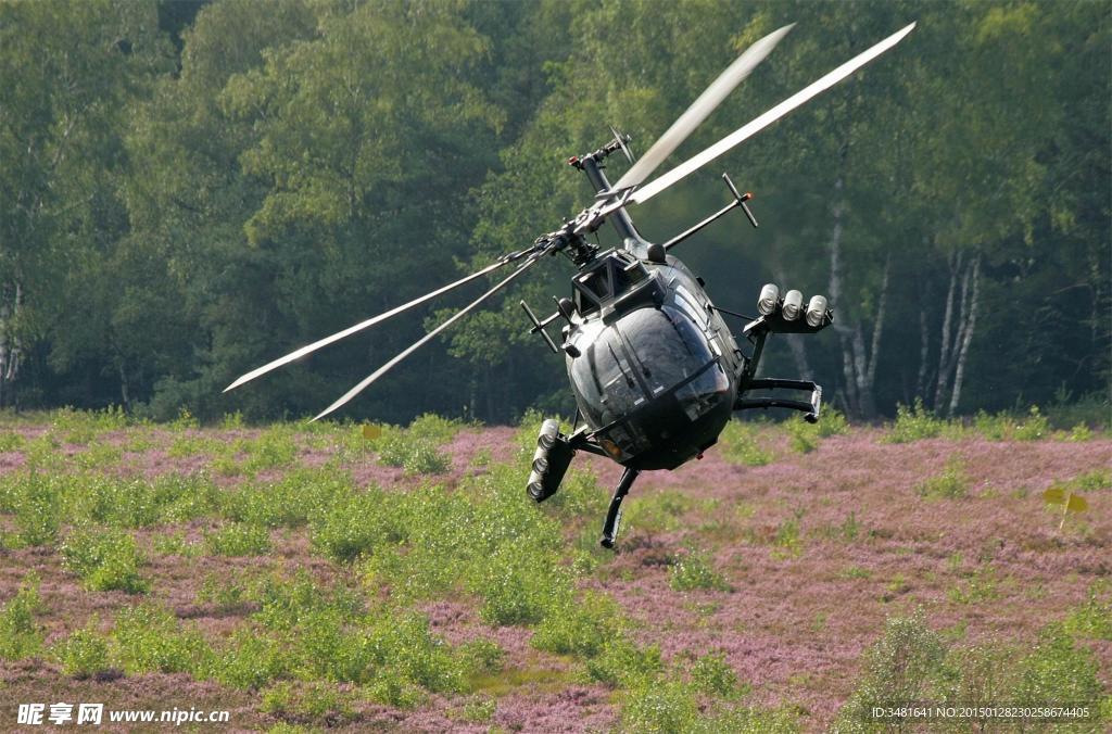 bo105 直升机