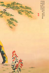 中国山水植物绘画素材