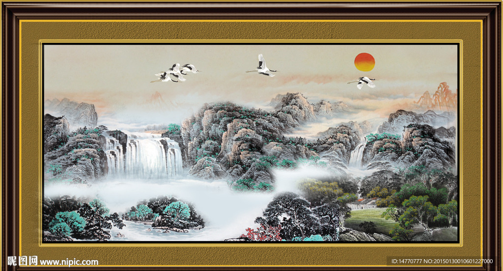 国画山水