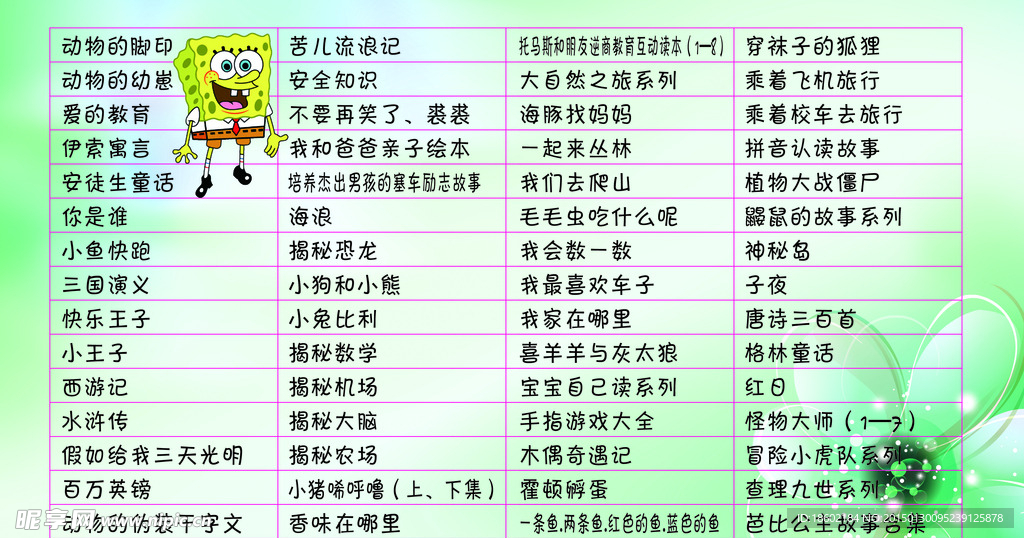 书名