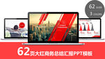 2015大红商务总结汇报PPT