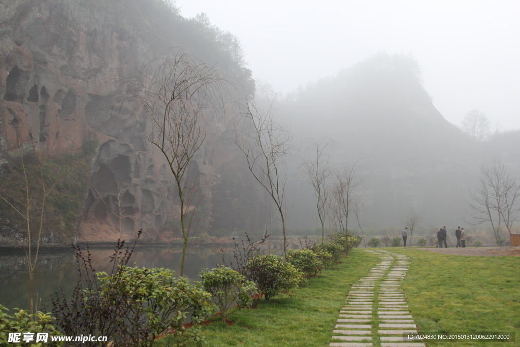 小河风景