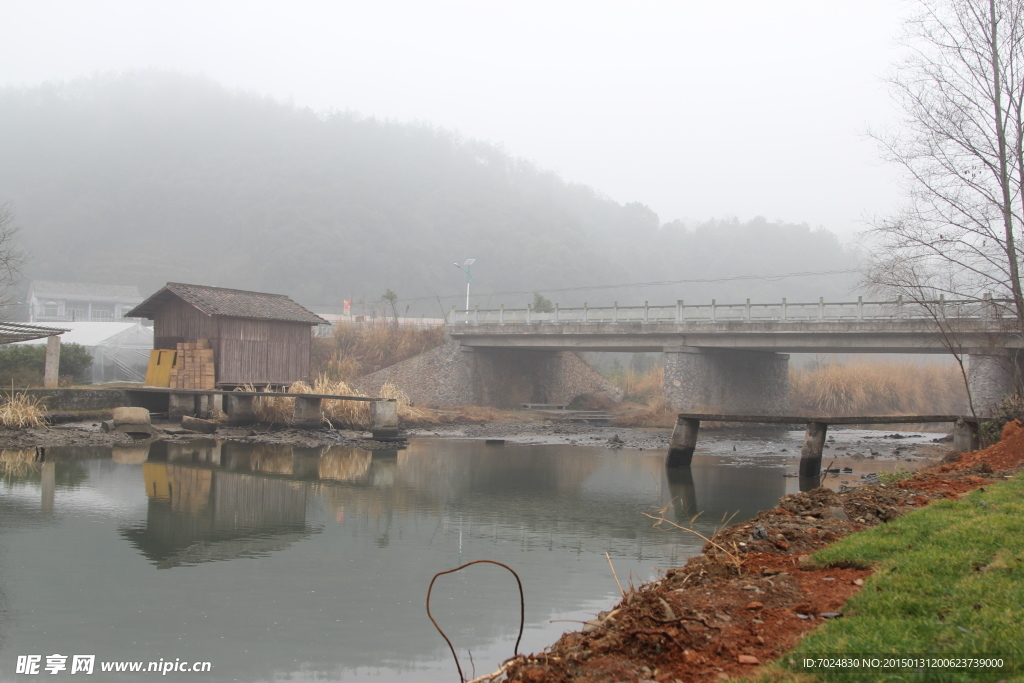 小河风景