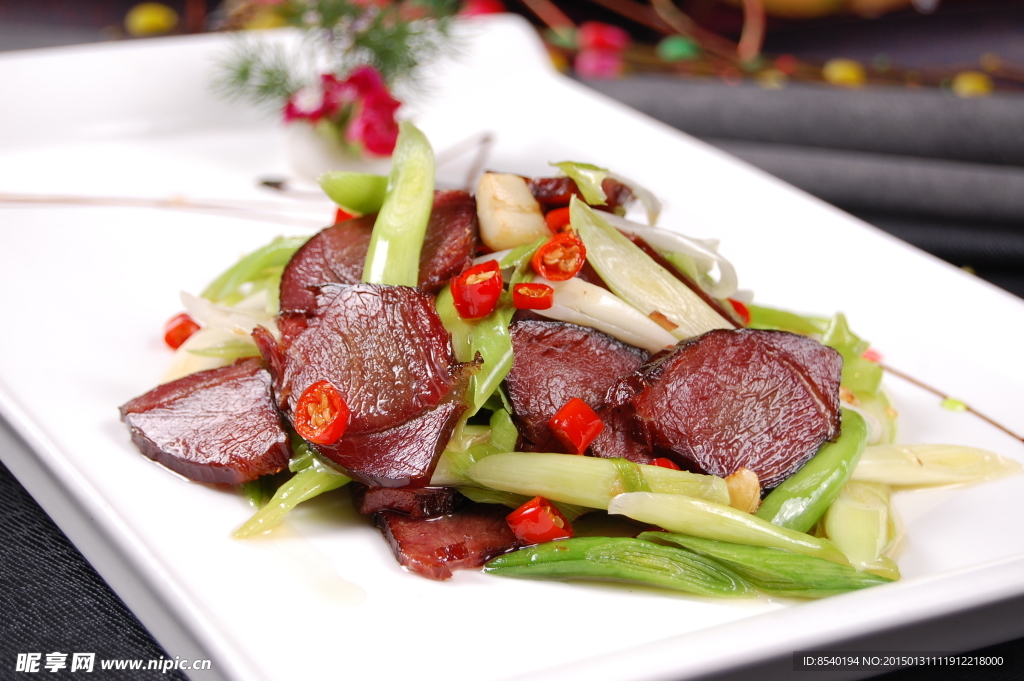 葱爆腊肉