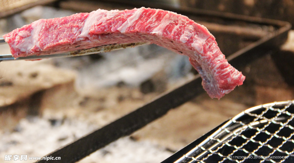 烤雪花牛肉