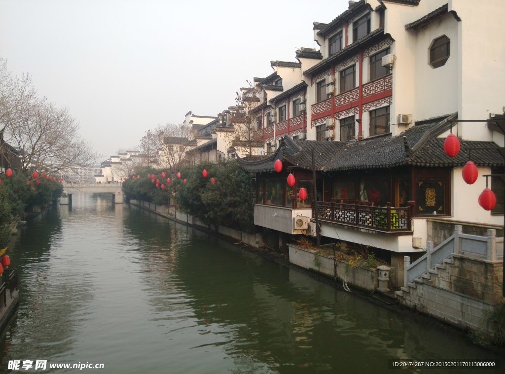 秦淮河两岸美景