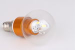 3W三叉LED灯泡球泡