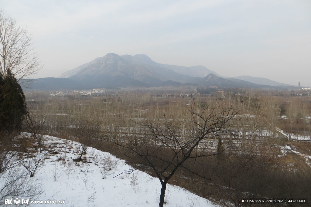 嵩山冬景