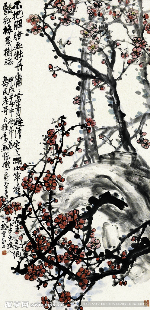 不把胭脂画牡丹