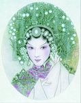 付洛红人物画