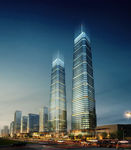 金融大厦夜景景观