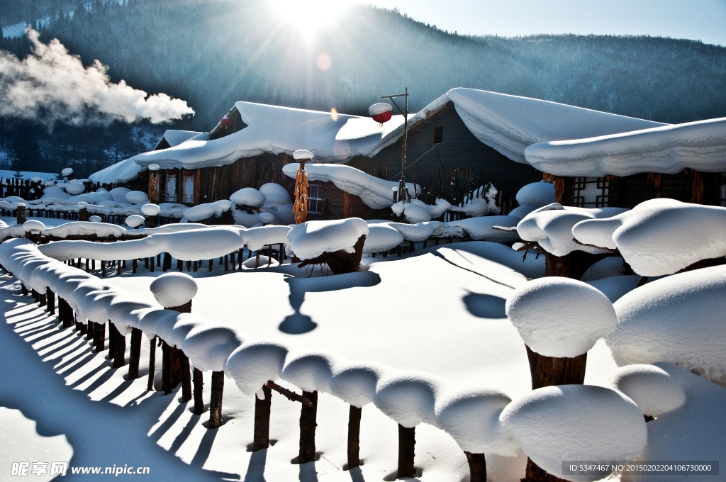 亚布力滑雪场 哈尔滨风光