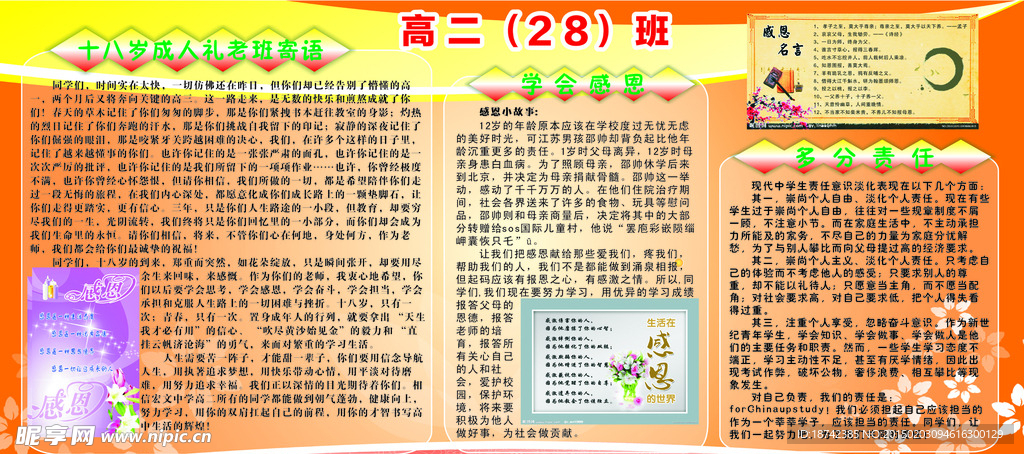学校展板