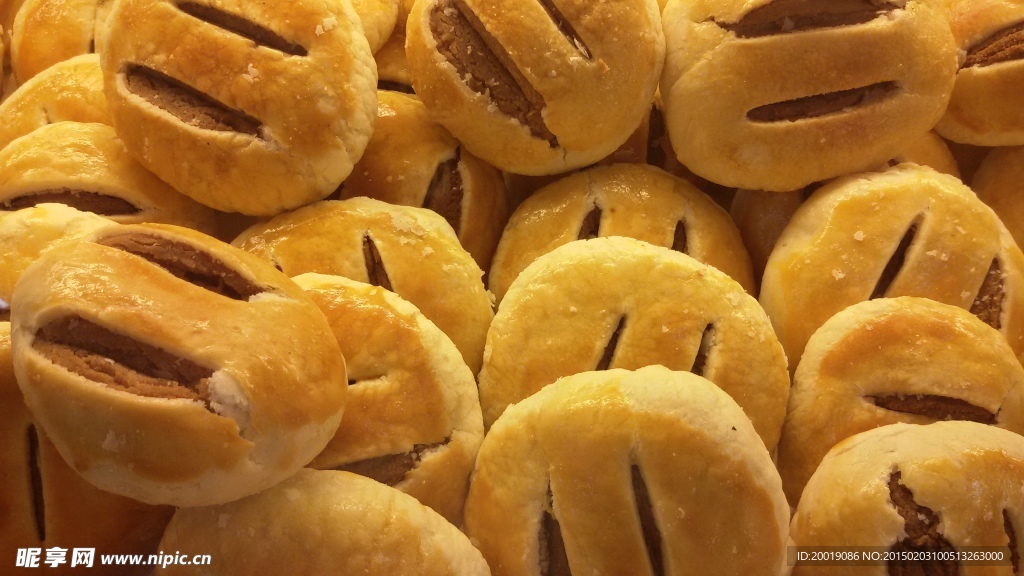 开口笑饼