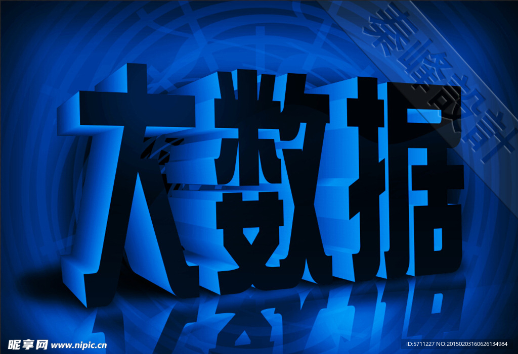 大数据-立体字