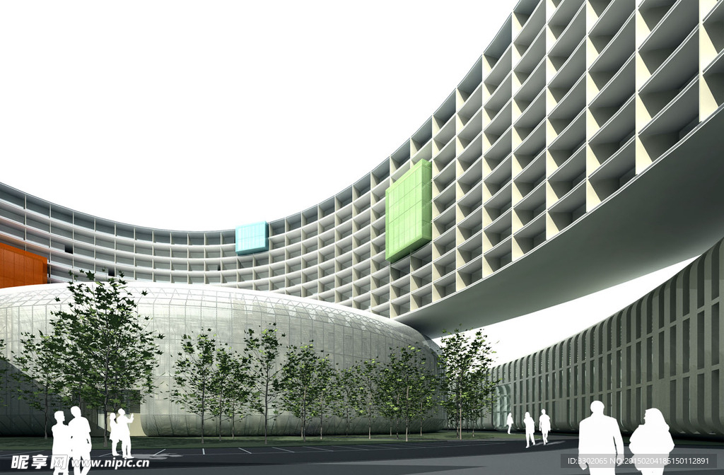 体育馆建筑景观