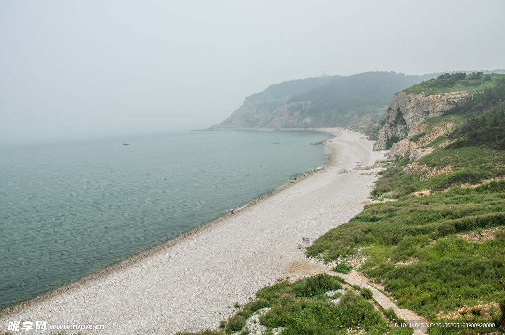 蓬莱岛九丈崖海滩