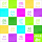 2018日历