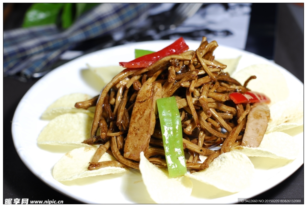 茶树菇烧鹅肝