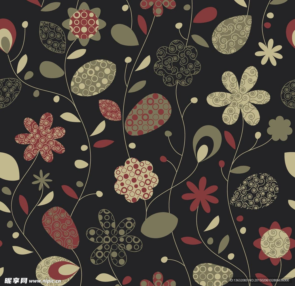 背景 花草
