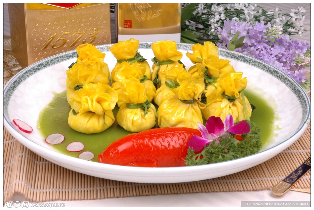 烧麦虾球