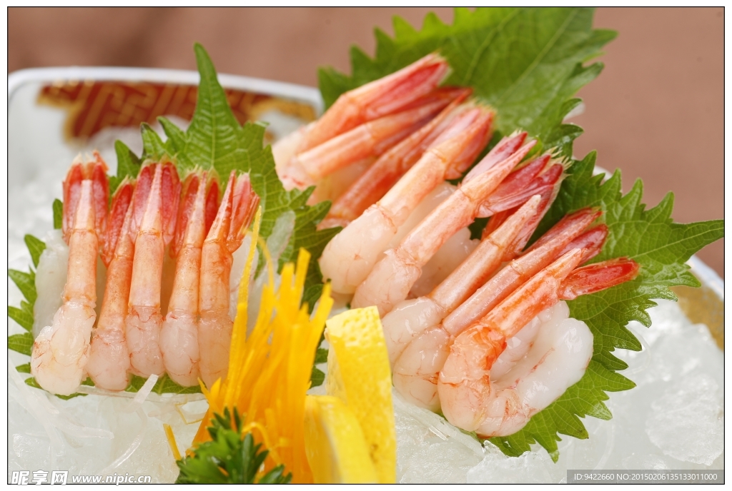 甜虾刺身