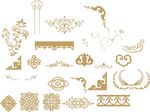 卷曲花纹时尚