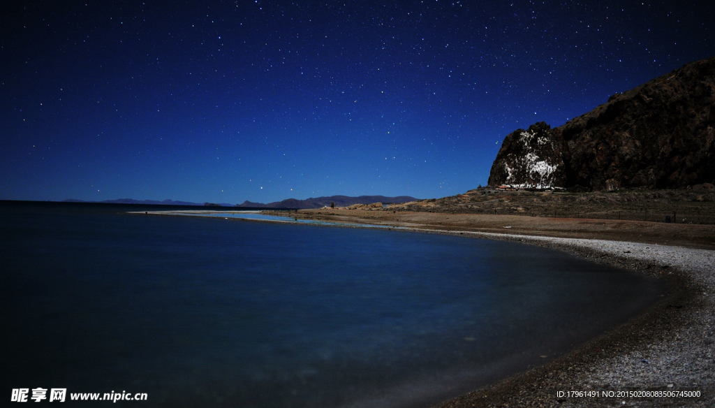 纳木错夜景