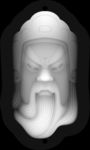 关公头像灰度图