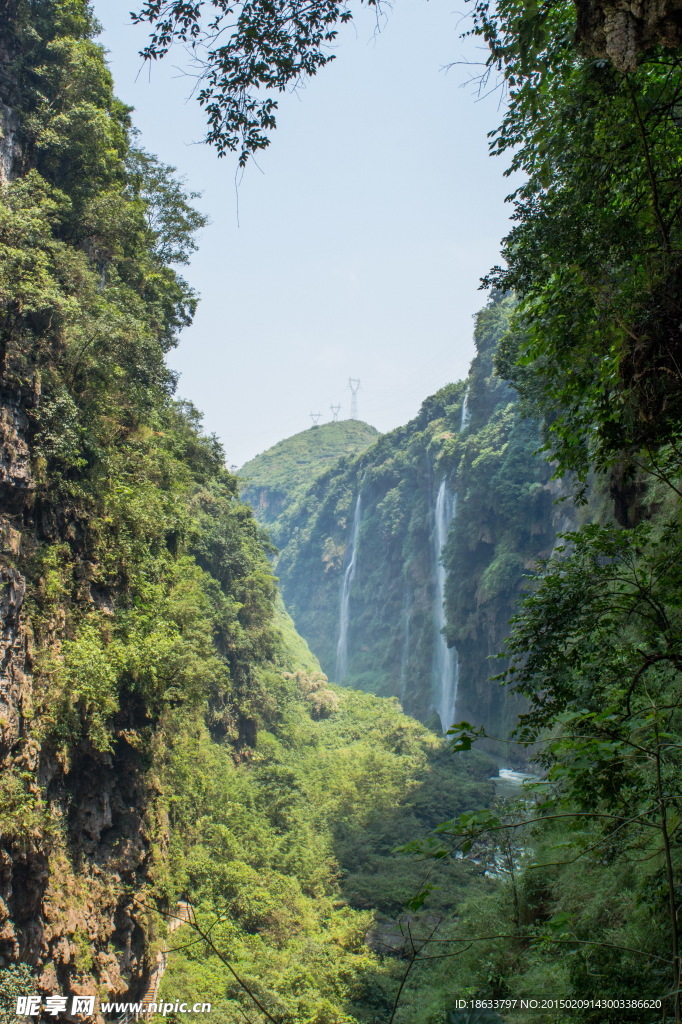 马岭河峡谷风光