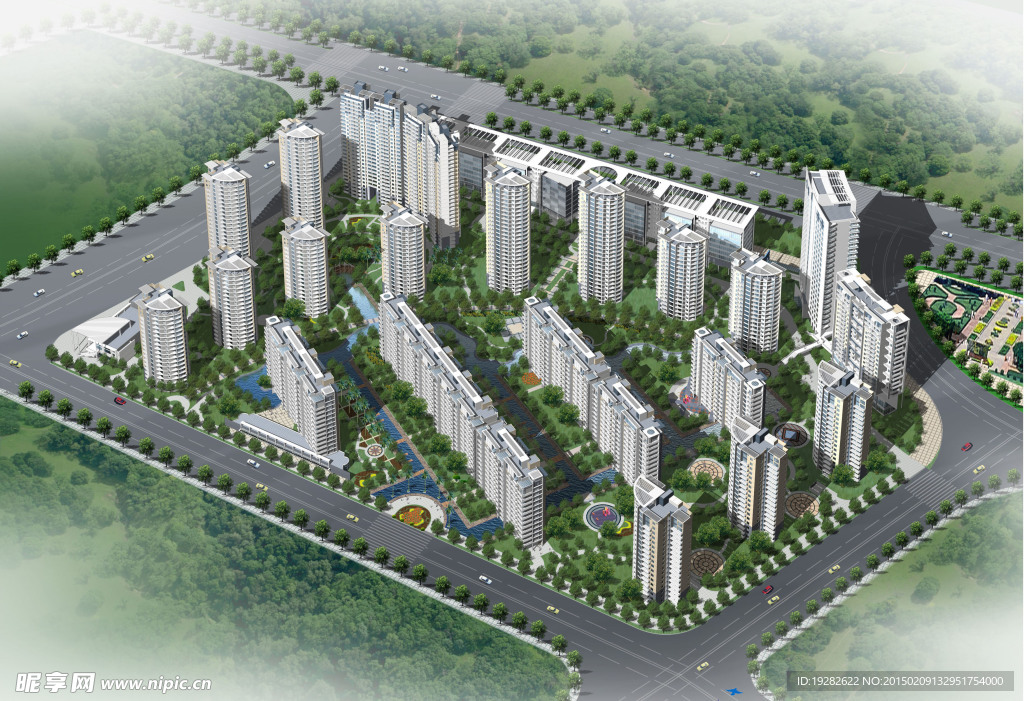 社区景观建筑设计