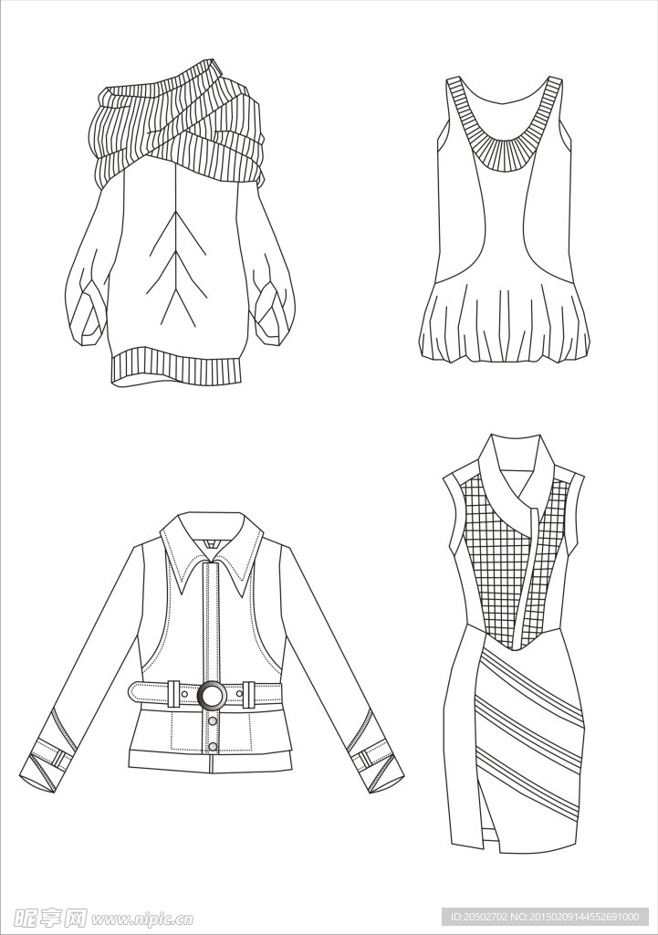 服装款式图