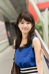 清纯美女街景实拍