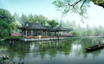 公园湖泊景观设计