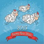 2015羊年素材 羊年矢量素材