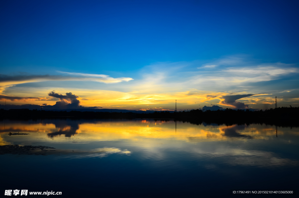 唯美夕阳大海