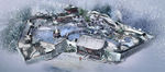 园林雪景景观